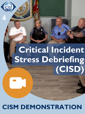 Cover of 4. Critical Incident Stress Debriefing