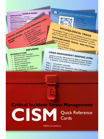 Cover of Critical Incident Stress Management (CISM)
