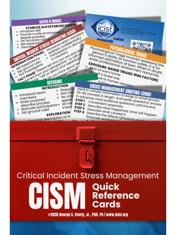 Image of Critical Incident Stress Management (CISM) QRC